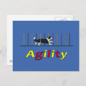 Agility Postkarte (Vorne/Hinten)