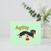 Agility Postkarte (Stehend Vorderseite)