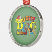 Agility Silbernes Ornament (Links)