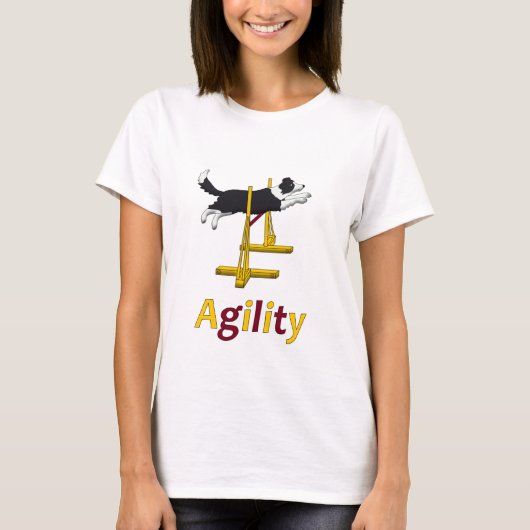 Agility springen T-Shirt (Vorderseite)