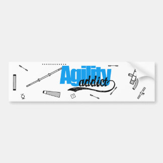 Agility-Süchtiger Autoaufkleber