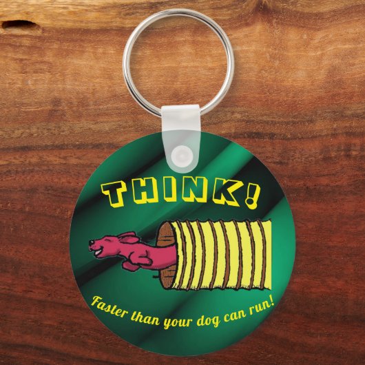 Agility Themed Keychain Schlüsselanhänger (Rückseite)