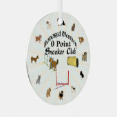 Agility - Zero Point Snooker Club Metal Ornament Aus Metall (Vorderseite Rechts)