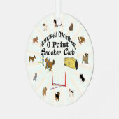 Agility - Zero Point Snooker Club Metal Ornament Aus Metall (Vorderseite links)