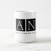 AgilityNerd große Logo-Tasse Kaffeetasse (Mittel)