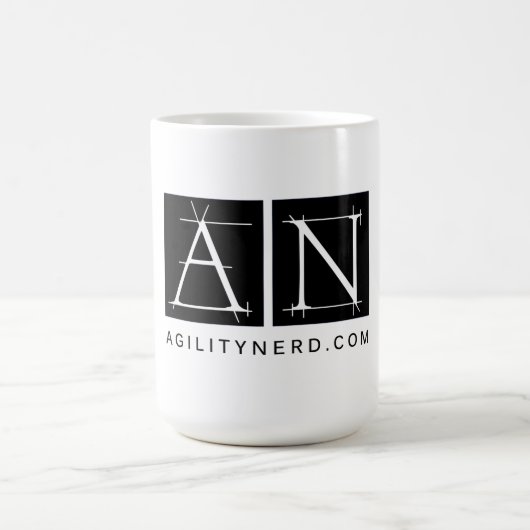 AgilityNerd große Logo-Tasse Kaffeetasse (Mittel)