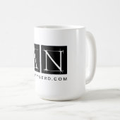 AgilityNerd große Logo-Tasse Kaffeetasse (VorderseiteRechts)