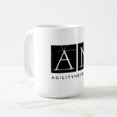 AgilityNerd große Logo-Tasse Kaffeetasse (Vorderseite Links)