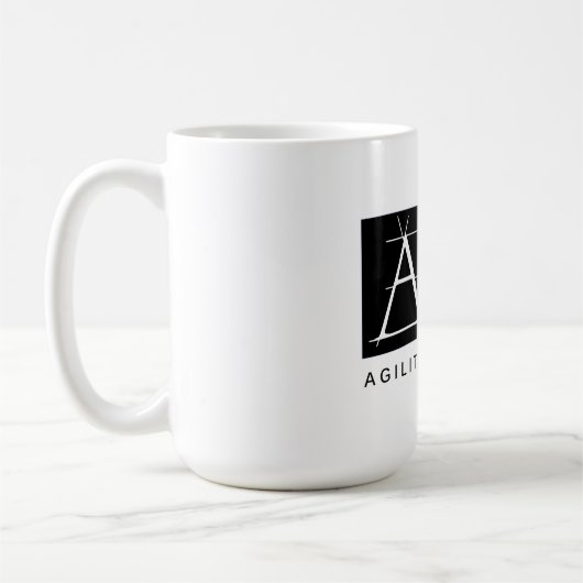 AgilityNerd große Logo-Tasse Kaffeetasse (Links)