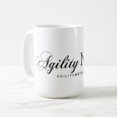 AgilityNerd Skript-Agility-Nerd-Tasse Kaffeetasse (Vorderseite Links)