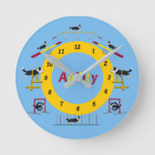 Agilityuhr Runde Wanduhr (Vorderseite)