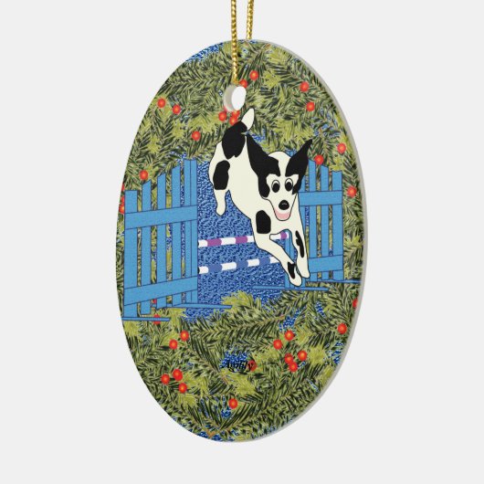 AgilityWreath Keramikornament (Links)