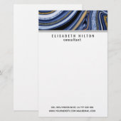Agios-Geode-Marinebasis Briefpapier (Vorne/Hinten)