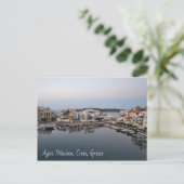 Agios Nikolaos Postcard Postkarte (Stehend Vorderseite)