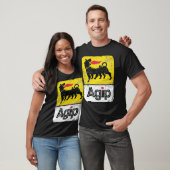 AGIP Lubricants Logo 1968 - 1998 Verzerrte Version T-Shirt (Unisex)