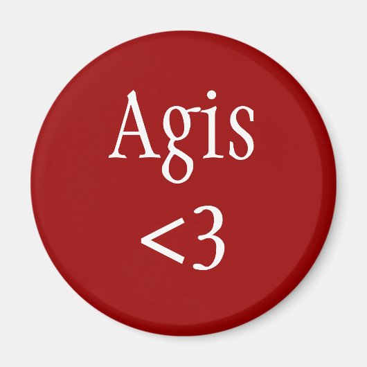 Agis Liebe Magnet (Vorne)