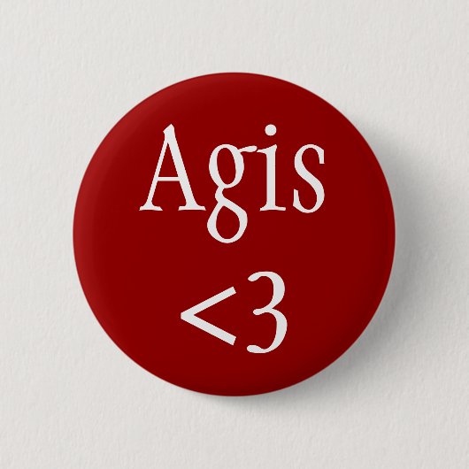 Agis Spartan King Abzeichen Button (Vorderseite)
