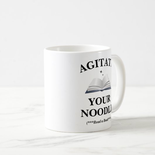 Agitate Your Noodle Kaffeetasse (VorderseiteRechts)