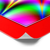 Agitation und Turbulenz Poster (Ecke)