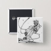 Agito Kampf-Abzeichen Button (Vorne & Hinten)