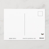 Aglaope infausta - Almond-Tree Leaf Skeletonizer Postkarte (Rückseite)