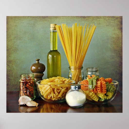 aglio, olio e peperoncino (Knoblauch, Öl und Chili Poster (Vorne)