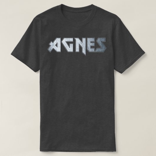Agnes aus Schwermetall T-Shirt (Design vorne)