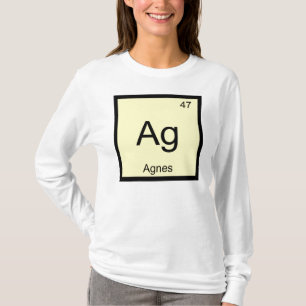 Agnes Name Chemie Element Periodensystem T-Shirt