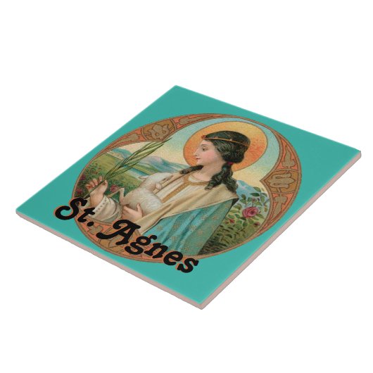 Agnes of Rome (BK 006) Fliese (Seite)