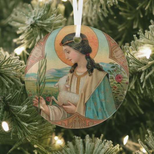 Agnes of Rome (BK 006) Ornament Aus Glas (InSitu)