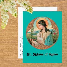 Agnes of Rome (BK 006) Postkarte