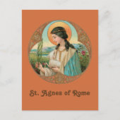 Agnes of Rome (BK 006) Postkarte (Vorderseite)