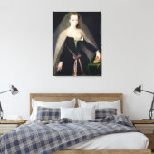 Agnes Sorel Leinwanddruck (Insitu (Schlafzimmer))