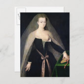 Agnes Sorel Postkarte (Vorne/Hinten)