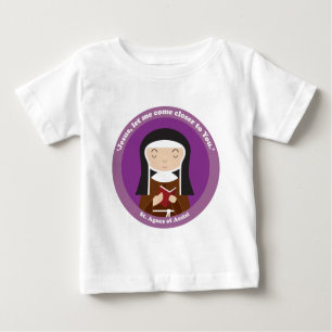 Agnes von Assisi Baby T-shirt