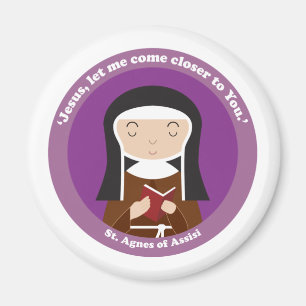 Agnes von Assisi Magnet