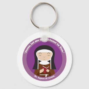 Agnes von Assisi Schlüsselanhänger
