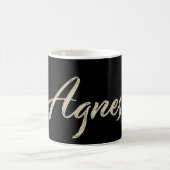 Agnes white gold Handwriting Tasse Kaffeetasse (Mittel)