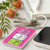 Agnese-Schlüsselanhänger Schlüsselanhänger (Vorderseite rechts)