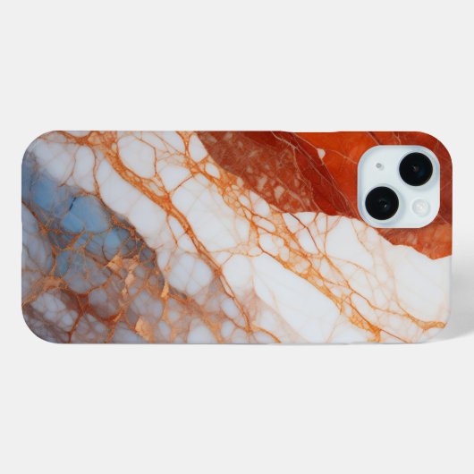 Agnesia Colored Marble Phone Case (Rückseite (Horizontal))