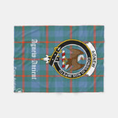 Agnew Ancient Clan Tartan Scotland Fleece Blanket (Vorderseite (Horizontal))
