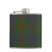 Agnew Clan Tartan Flachmann (Vorderseite)