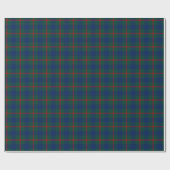 Agnew Family Tartan Green und Blue Kariert Geschenkpapier (Flach)