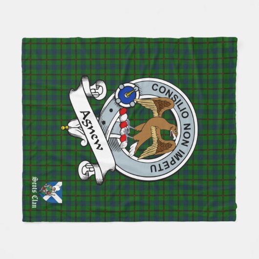Agnew Junting Clan Abzeichen Schotte Tartan Karier Fleecedecke (Vorderseite (Horizontal))