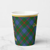 Agnew Personalisiert Tartan Christmas Pappbecher (Links)