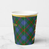 Agnew Personalisiert Tartan Christmas Pappbecher (Rechts)