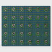 Agnew Scottish Clan Tartan & Wappen Geschenkpapier (Flach)