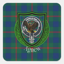 Agnew Scottish Clan Tartan & Wappen
