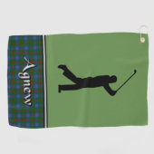 Agnew Tartan Golf Towel Sein Golfhandtuch (Horizontal)