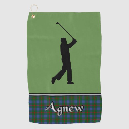 Agnew Tartan Golf Towel Sein Golfhandtuch (Vorderseite)
